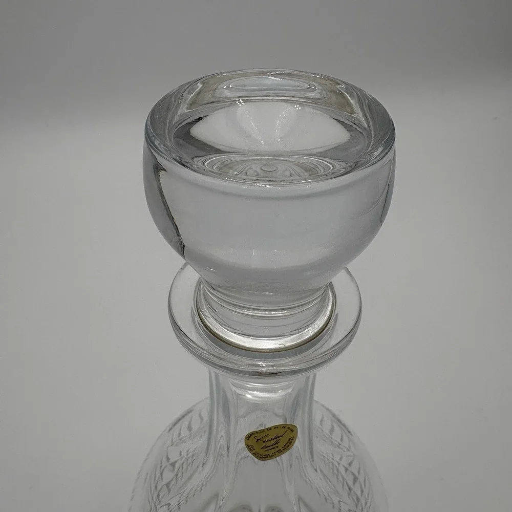 Crystal‎ Taille France Lead Crystal Beverage Whiskey Decanter With Stopper MCM